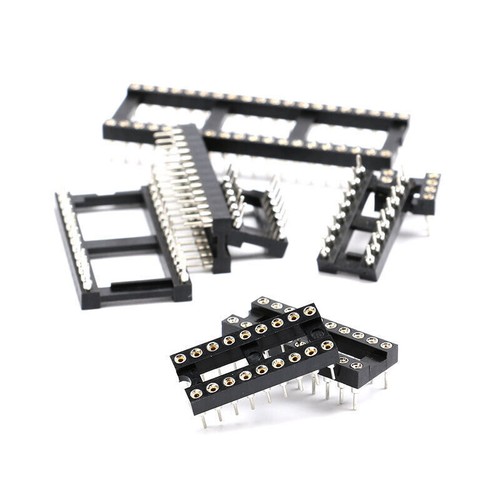 DIL/DIP IC Sockets Adaptor Integrated Circuit Socket Holder Solder Type 6-40 Pin - Picture 4 of 25