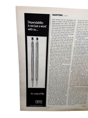1973 Cross Pen Ad   Vintage Fine Writing Instruments Print Advertisement