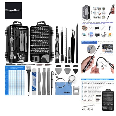 127-in-1 Mini Precision Mechanics Screwdriver Tool Set and Opening Tool for i...