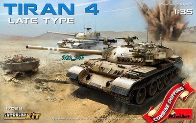 Tiran 4 Tank, Spättyp-Innenbausatz, Plastikmodellbausatz 1/35 Miniart 37029