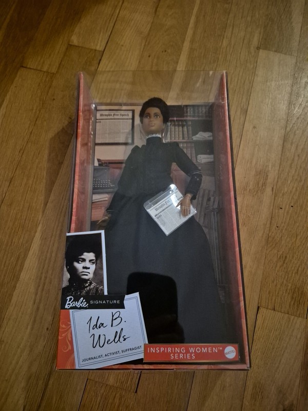 BRAND NEW! COLLECTOR BARBIE, IDA B WELLS, INSPIRING WOMEN SERIES, SUFFRAGIST!