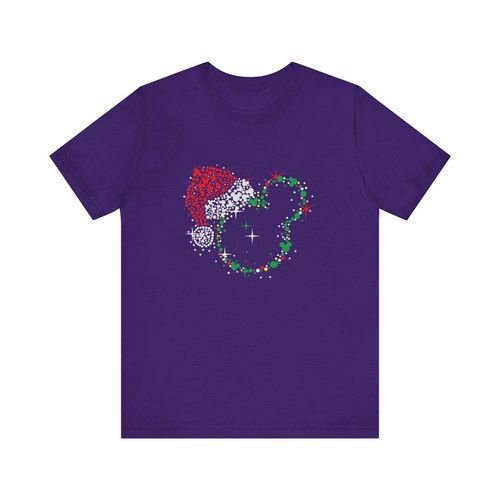 DISNEY CHRISTMAS EARS Disney Family Mickey Minnie Mouse Ears World Unisex Tee - Picture 147 of 169