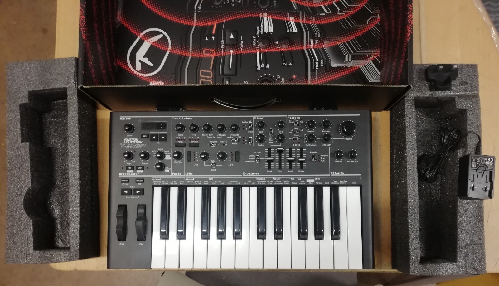 NOVATION AFX Station Aphex Twin Limited Edition SynthOriginal Box +Power Supply eBay
