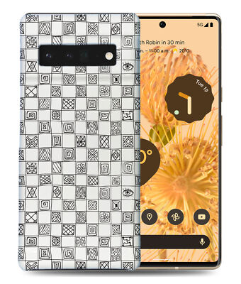 CASE COVER FOR GOOGLE PIXEL|HAND DRAWN SHAPE PATTERN 31
