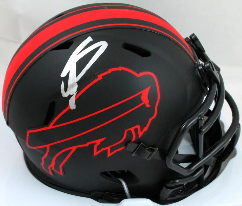 Stefon Diggs Autographed Buffalo Bills Eclipse Speed Mini Helmet