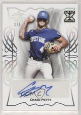 2021 Leaf Trinity Silver 3/5 Chase Petty #BA-CP1 Auto 0a17