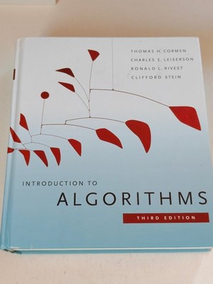 Introduction to Algorithms 3rd Edition Cormen Leiserson Rivest Stein Hardcover