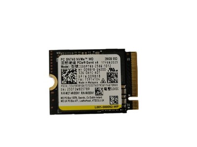 Oem WD SN740 256GB M.2 PCI-e NVME SSD Internal Solid State Drive 30mm Black