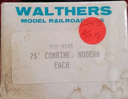Kit de coche de pasajeros combinado moderno Walthers HO 75' 933-9145 falta techo | Zustand: Used