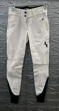 New STRUCK 50 Series Breach Squestrian Riding Pant White Size 22
