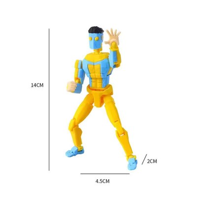 3d Printed Almighty Invincible T13 Dummy13 Multi-Jointed Movable 3d