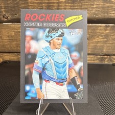 Topps Heritage 2023 Hunter Goodman #346 Rockies MLB Baseball Card