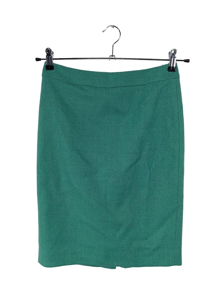 J.CREW High Waist Rock Damen Rock Gr. DE 34 grün Casual-Look - Bild 1 von 4