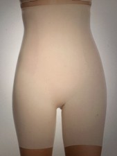 SPANX Thinstincts S High Waist Mid Thigh Shorts Soft Beige 10006R Shapewear NWT