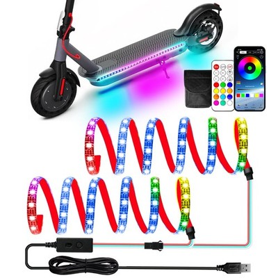 Scooter LED Light Strips for Night Riding 5V High Bright Skateboard Lights AP...