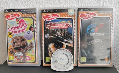 4 polnische PSP Spiele Little Big Planet, NFS Carbon, Gran Turismo, FIFA 14
