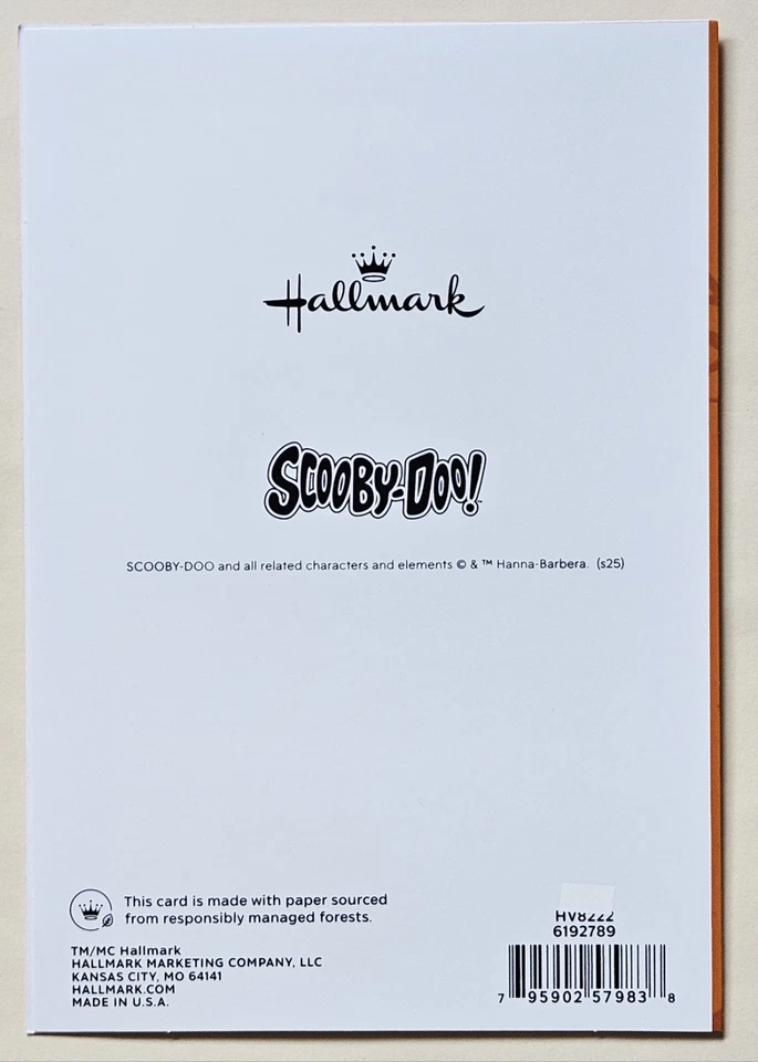 Поздравительная открытка Happy Halloween / Scooby-Doo / (+ конверт 7x5») - Изображение 3 из 4