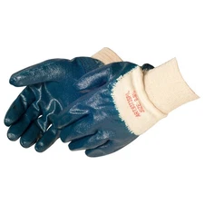 12 PR. Fully Nitrile Palm Coated Smooth Protective Waterproof Work Gloves XLARGE
