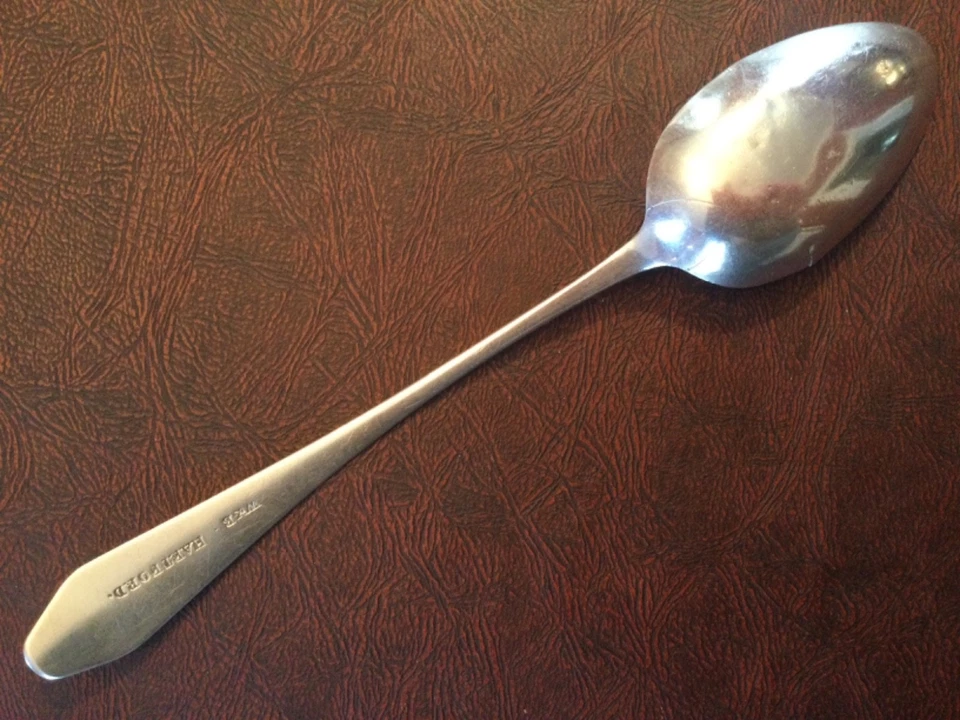 Moneda cucharada de plata Ward & Bartholomew, Hartford, CT, c 1804 Foto 4 de 4