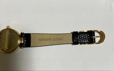 Christian Dior 3005 Swiss Quartz Black Dial Gold Women's