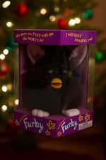 Furby 1998 Model # 70-800 Tiger Electronics Black White Paws New In Box Unopened