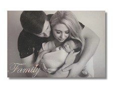 Glitter Photo Canvas Picture Frame Personalised Wedding Gift With Text