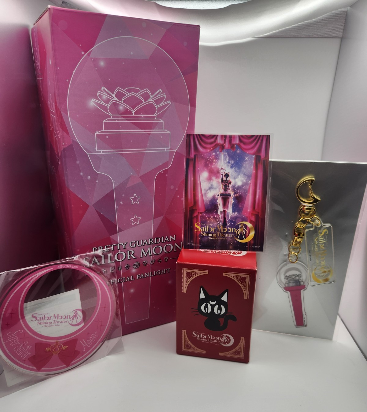 Sailor Moon Shining Theater Shinagawa Tokyo VIP Experience Fanlight Coaster Cake