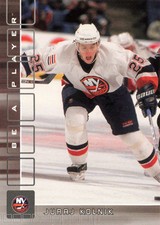 Juraj Kolnik #160 2001-02 Be a Player Memorabilia New York Islanders Hockey