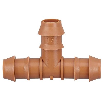 24 Pieces Drip Irrigation Barbed Tee Fittings for 1/2  Tubing (0.600 ID) - Drip