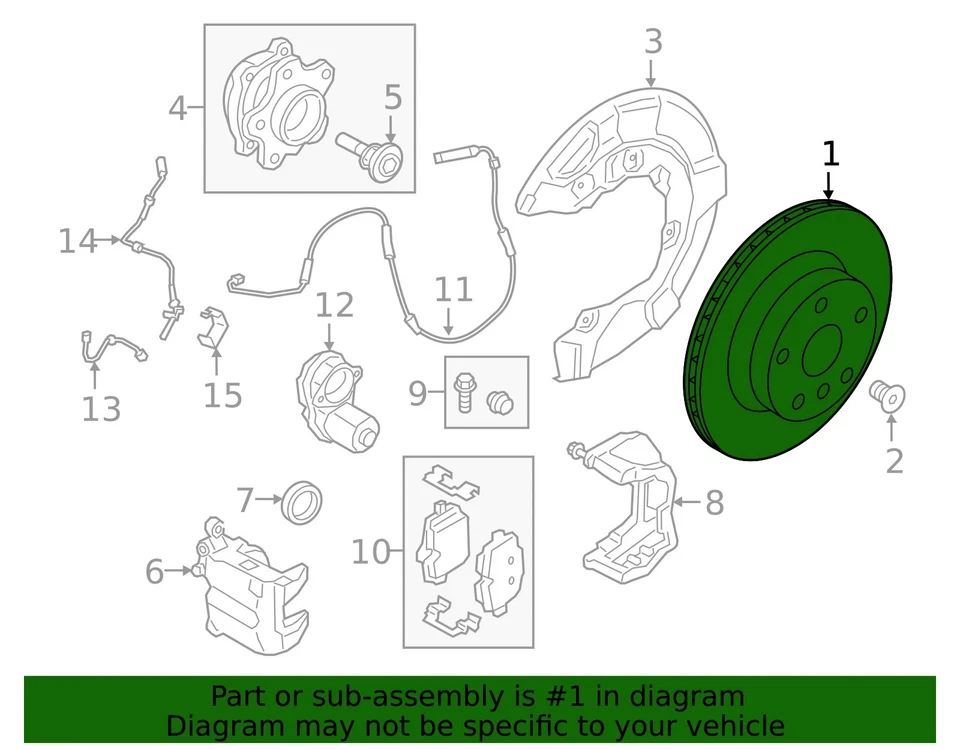 Rotor de freno de disco Premium OE Rotor equivalente Brembo 09.9313.33 Foto 4 de 4