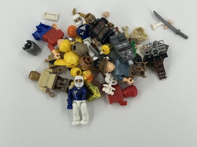 Mega Construx Mega Bloks Action Figure Parts Lot Mixed Mini Figures Lego