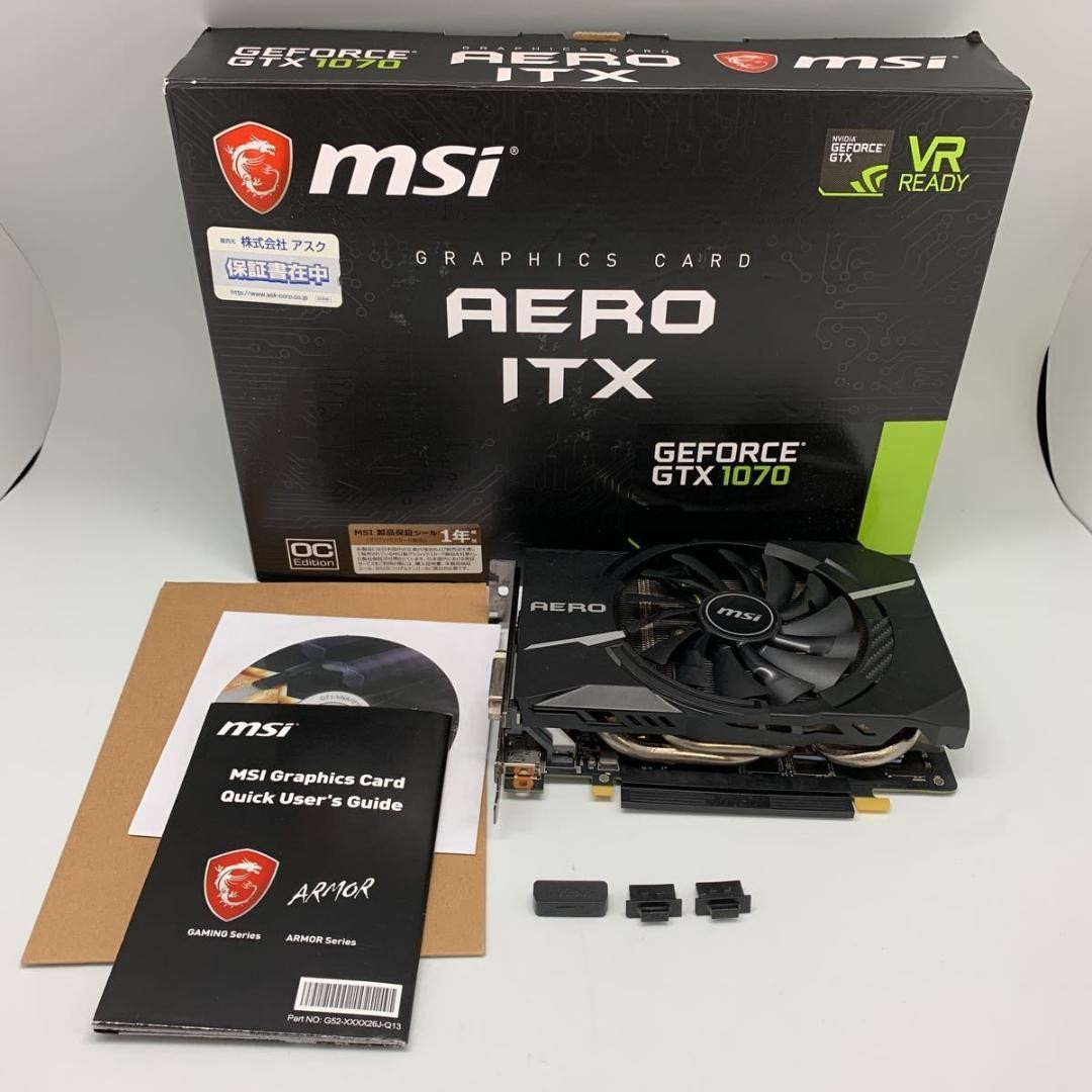 Msi Nvidia Geforce Gtx 1070 Aero Itx Compact Gaming Graphics Card