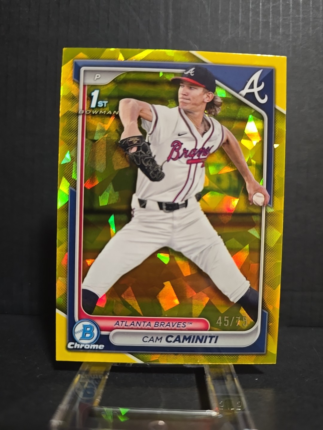2024 Bowman Chrome Draft Sapphire - Cam Caminiti #BDC-20 Gold 45/50 1st Bowman