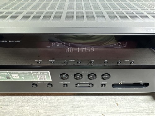 Yamaha Natural Sound AV Bluetooth Receiver Model: RX-V481 Tested No Remote -MINT - Picture 2 of 13