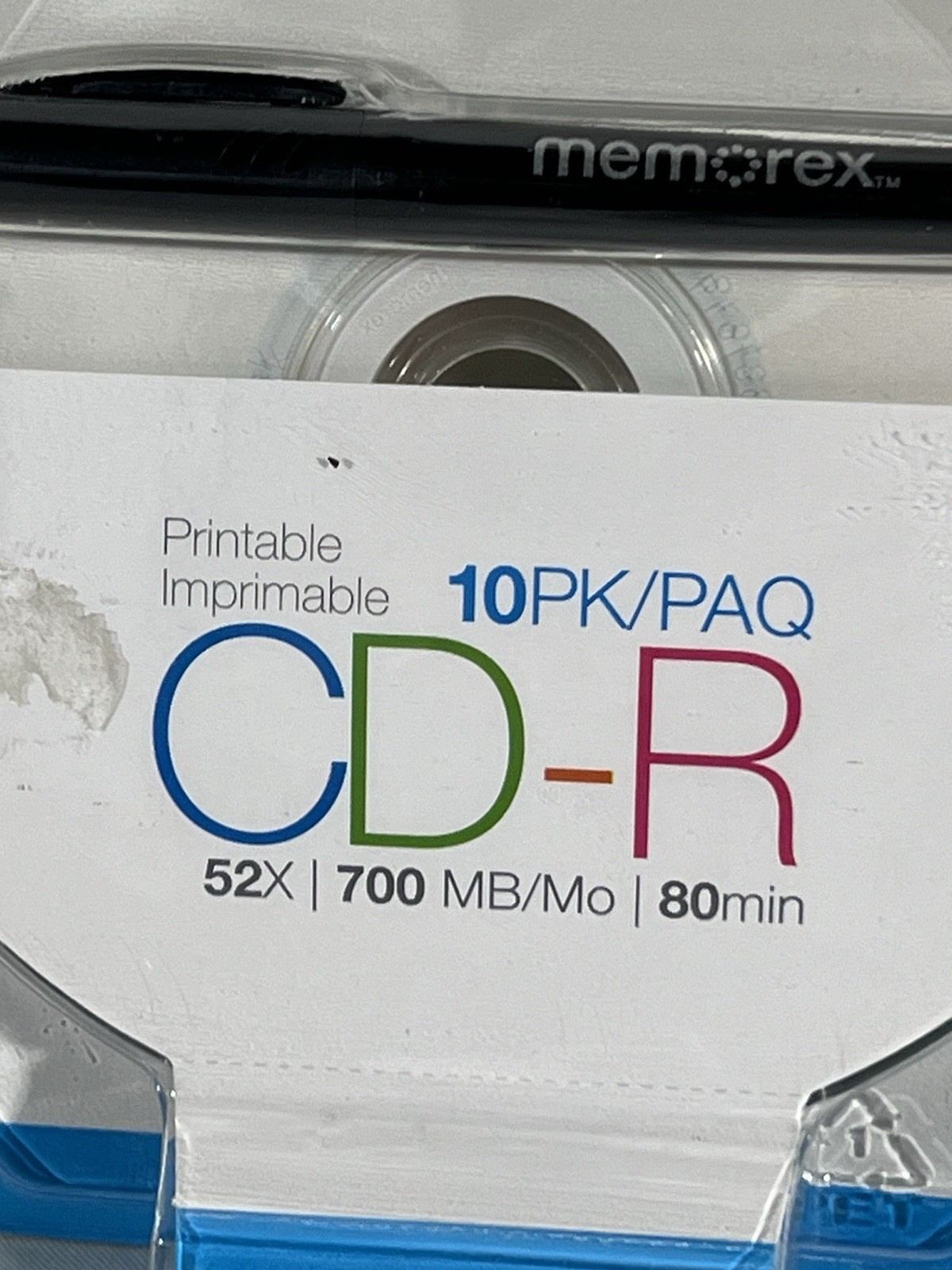 Memorex 10 Pack Beach CD-R 52X 700MB 80min Recordable CD-R SEALED w/ CD Marker