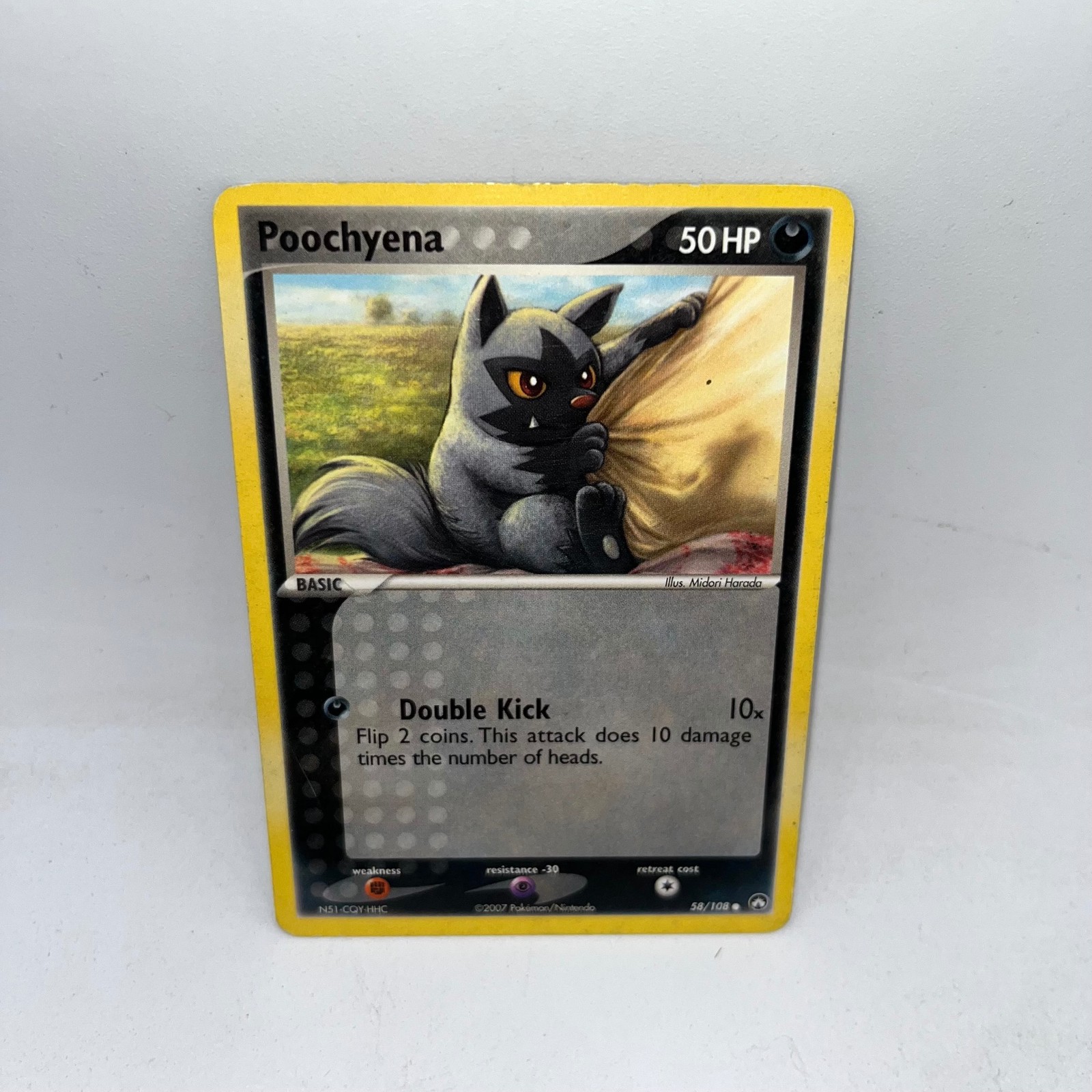 Poochyena 58/108 Common Power Keepers Pokemon Moderately Played