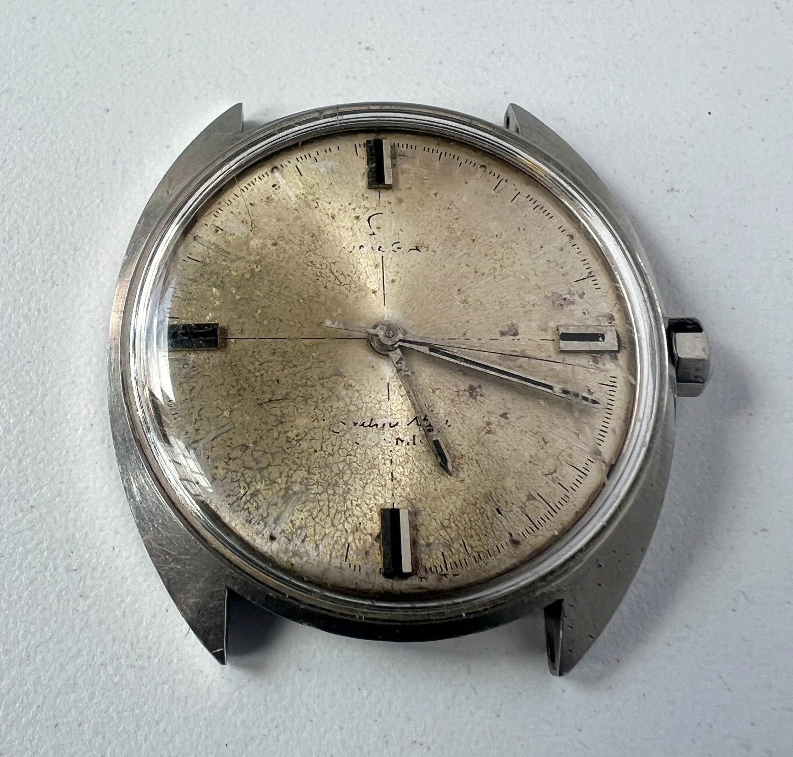 OMEGA Seamaster Automatic Watch Vintage Mens Cosmic Ref 166.038 Beige Dial