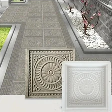 DIY Road Concrete Mold - Square Stepping Stone Paving Mold for Garden Yard Decor