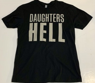 Official M Daughters Band Hell /Hell Songs Graphic Print Short Sleeve Shirt 2020