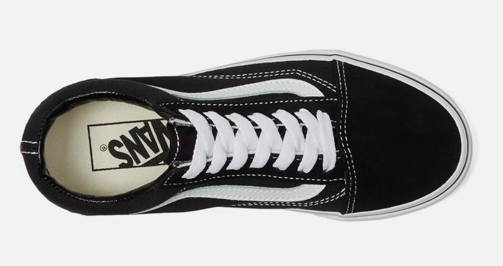 New in Box Vans Classic Old Skool Sneakers Black/White, Fast Shipping Mens sizes thumbnail 2