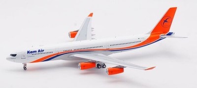 Retro Models 1/200 Kam Air Airbus A340-313 YA-KMU w/ stand RM34302