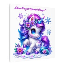 Magical Unicorn Wall Art, Kids Room Decor, Playroom Wall Decor