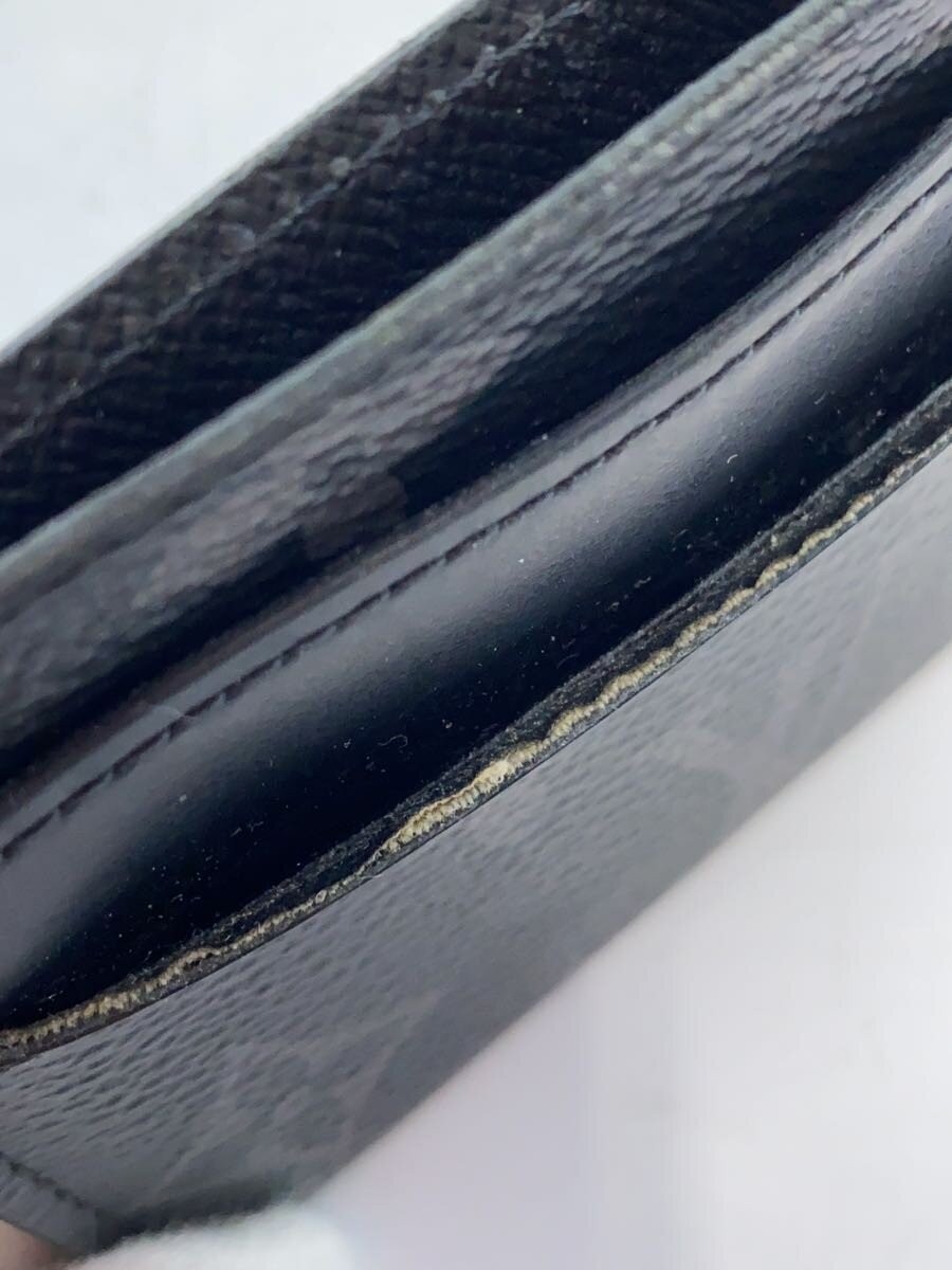 LOUIS VUITTON Porte Carte Double Monogram Eclipse Canvas Black Men's thumbnail 5