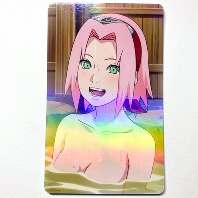 Naruto Sakura Haruno Sexy Doujin Waifu Girl Anime Art Goddess Card