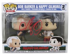 Adam Sandler Signed Bob Barker & Happy Gilmore 2 Pack Funko Pop Vinyl Figure JSA