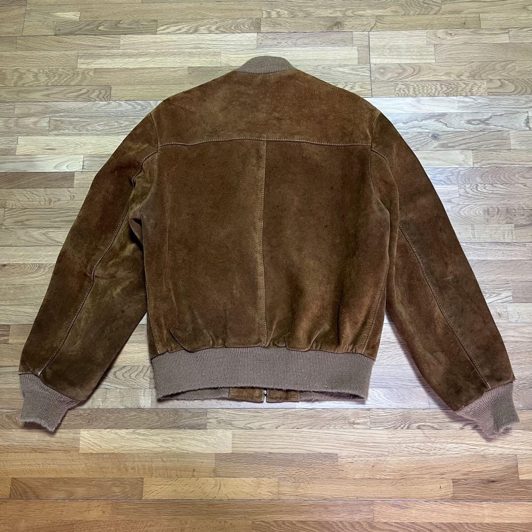 ジャケット・アウター 90s shott suede blouson jacket size40 Schott Usa 90S Suede Jacket Shot Leather Bomber Genuine | eBay