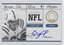 2012 Playoff Prestige NFL Passport Signatures Coby Fleener #16 Auto 0b5