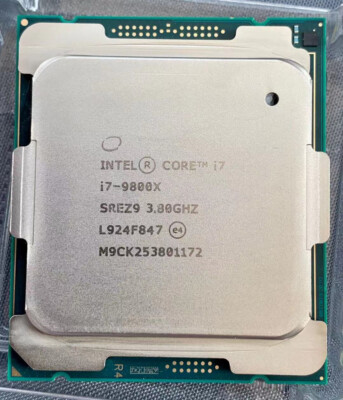 CPU intel Core i7 9800x Intel Core i7-9800x srez 9 X-series processor 6 cores 16 threads