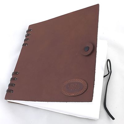 Range Rover Notebook Land Rover Logo Leather Paper Blank Notebook-by Mulholland Brothers - 1 ...