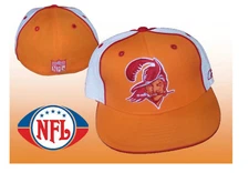 Tampa Bay Buccaneers Throwback Logo Fitted NFL Hat Cap Size 7 1/4